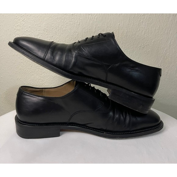 Authentic Salvatore Ferragamo Oxfords Lace Dressing Shoes sz 10 Loafers Gancini main image 9
